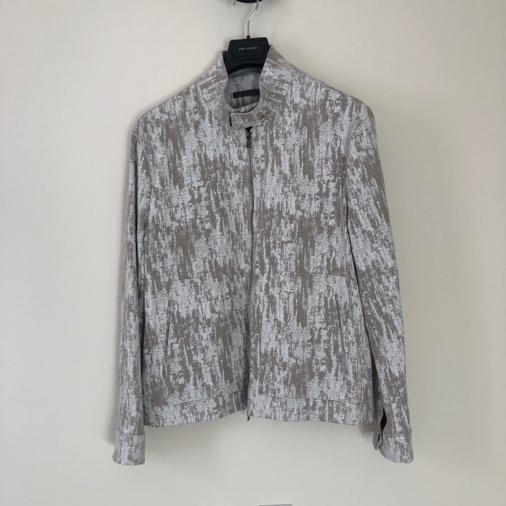 BRAND NEW JOHN VARVATOS MENS BEIGE LINEN JACKET